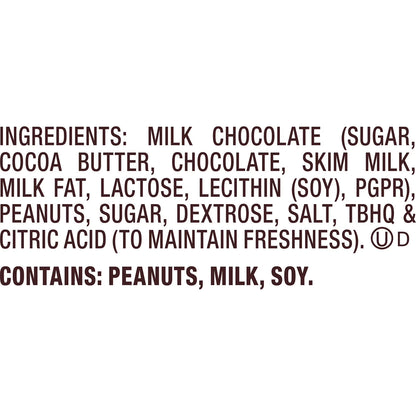 Reese's Milk Chocolate Peanut Butter Cups Candy, Pack 8 oz, 2 Pieces