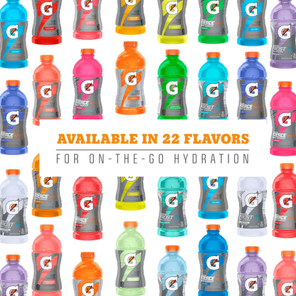 Gatorade Frost Thirst Quencher Glacier Cherry Sports Drinks, 12 fl oz, 12 Count Bottles