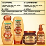 Garnier Whole Blends Honey Treasures Repairing Shampoo for Dry, Damaged Hair, 28 fl oz