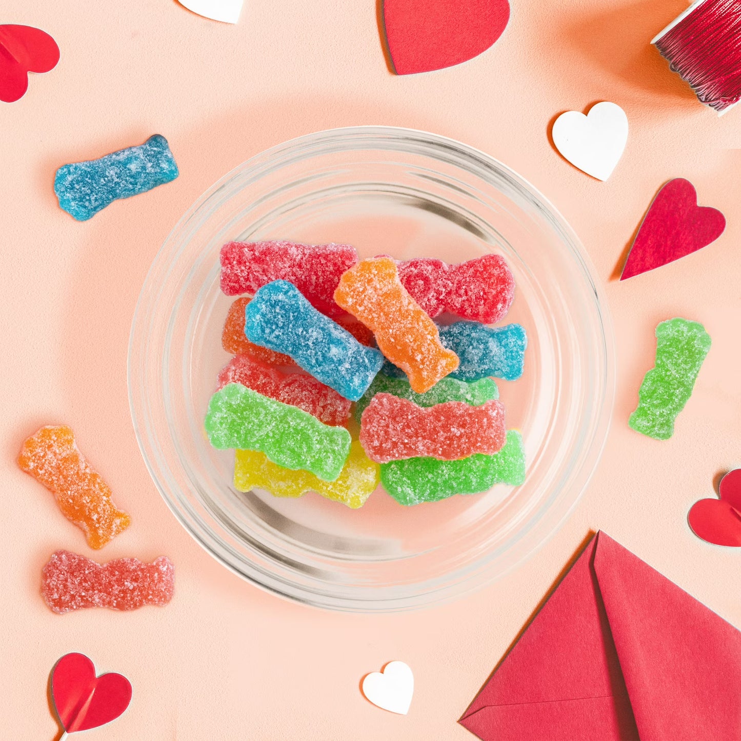 SOUR PATCH KIDS Soft & Chewy Valentines Day Candy, 6.8 oz Heart Shaped Box