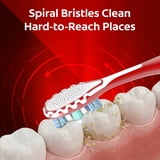 Colgate 360 Advanced Whitening Medium Toothbrushes, Manual Toothbrush Pack, 6 Count