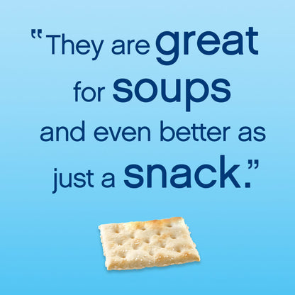 (3 pack) Premium Original Saltine Crackers, Lunch Snacks, 16 oz