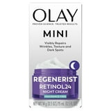 Olay Skin Care Regenerist Retinol 24 + Peptide Facial Moisturizer, Fragrance-Free, Trial Size 0.5 oz