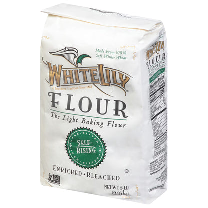 (4 pack) White Lily Self Rising Flour, 5 lb Bag