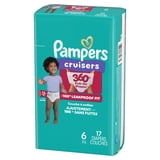Pampers Cruisers 360 Baby Diapers Size 6, 17 Count (Select for More Options)