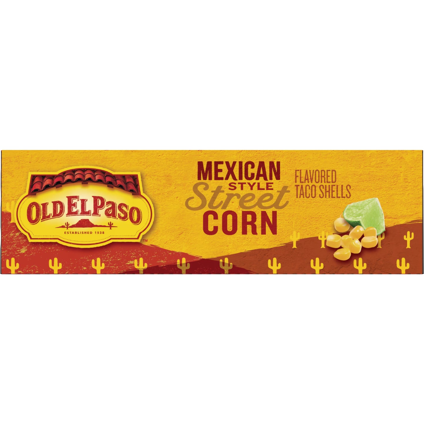 (3 pack) Old El Paso Stand 'N Stuff Taco Shells, Mexican Style Street Corn Flavored, 10 Ct, 5.4 oz