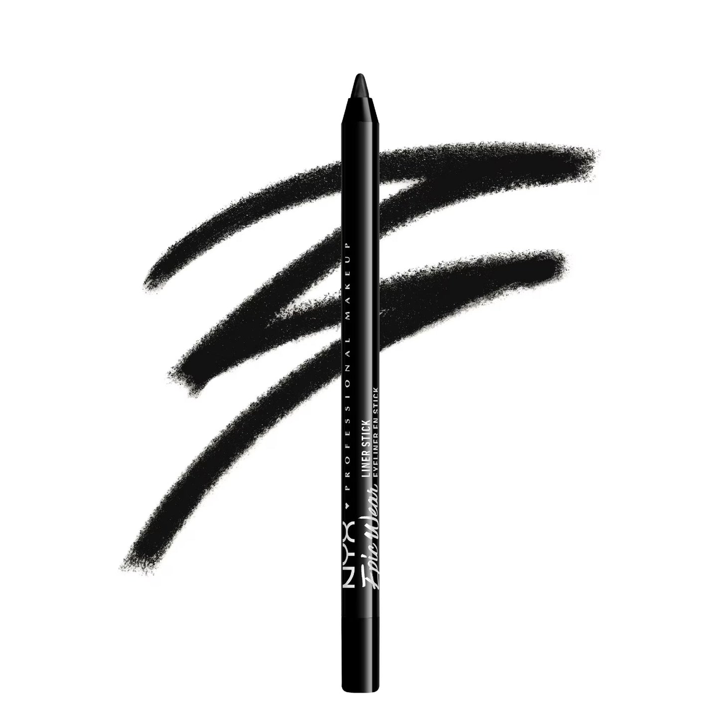 (3 pack) NYX Professional Makeup Epic Wear Liner Sticks, Long-Lasting Waterproof Eyeliner Pencil, Pitch Black, 1 Count