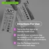 AZO UTI & Vaginal pH Test 2ct + AZO Dual Protection Probiotic 30ct Bundle