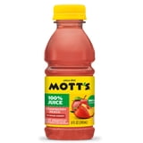 Mott's 100% Strawberry Peach Juice, 8 Fluid Ounce, 6 Count Bottles