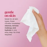 (3 pack) Burt's Bees Micellar Facial Towelettes With Rose Water, 30 ct. Package