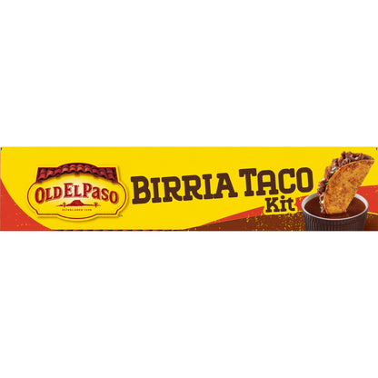 (3 pack) Old El Paso Birria Taco Kit with Seasoning, Sauce and Soft Tortillas, 12.1 oz