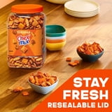 Chex Mix Cheddar Snack Mix, Salty Snacks Tub, 20 oz