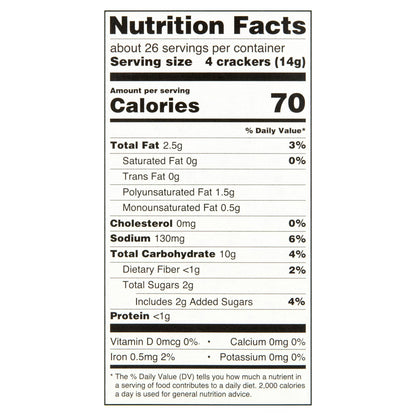 Great Value Multi-Grain Crackers, 12.7 oz