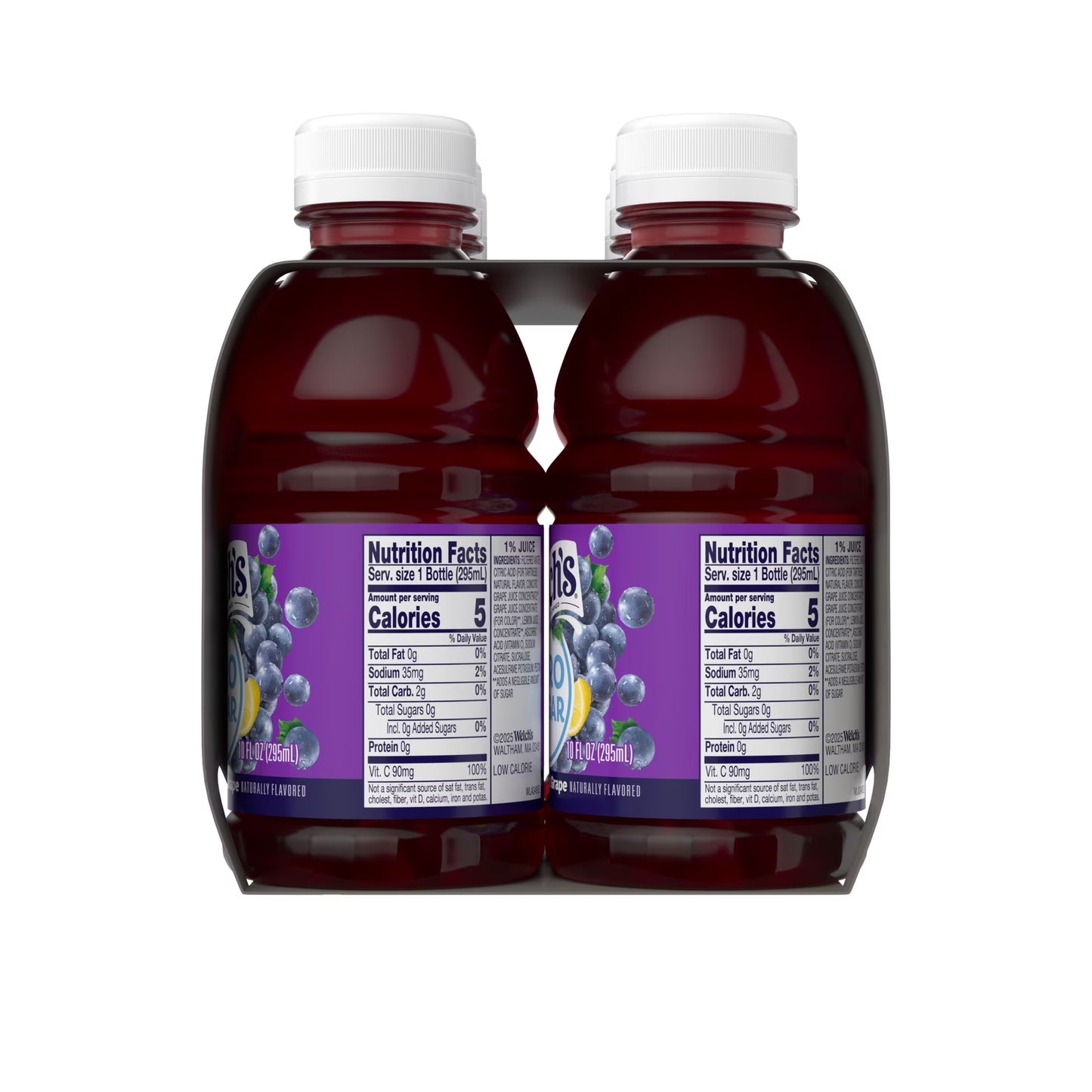 Welch's Concord Grape Zero Sugar Drink, 10 fl oz Bottle