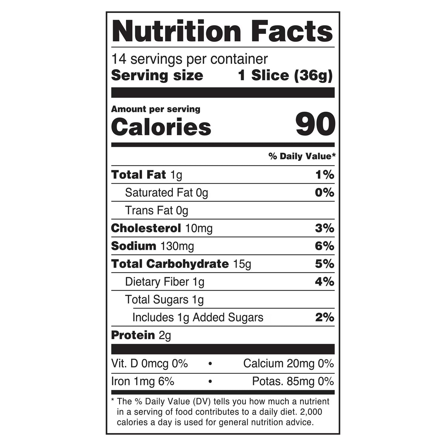 Sam's Choice Gluten-Free Multigrain Bread, 18 oz