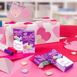 Brach's Valentines Day Candy Sweet Bright Conversation Hearts, Hard Candy, 1.1 oz Box, 4 Count