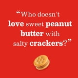 (3 pack) RITZ Bits Peanut Butter Sandwich Crackers, Snacks for Kids and Adults, Lunch Snacks, 8.8 oz