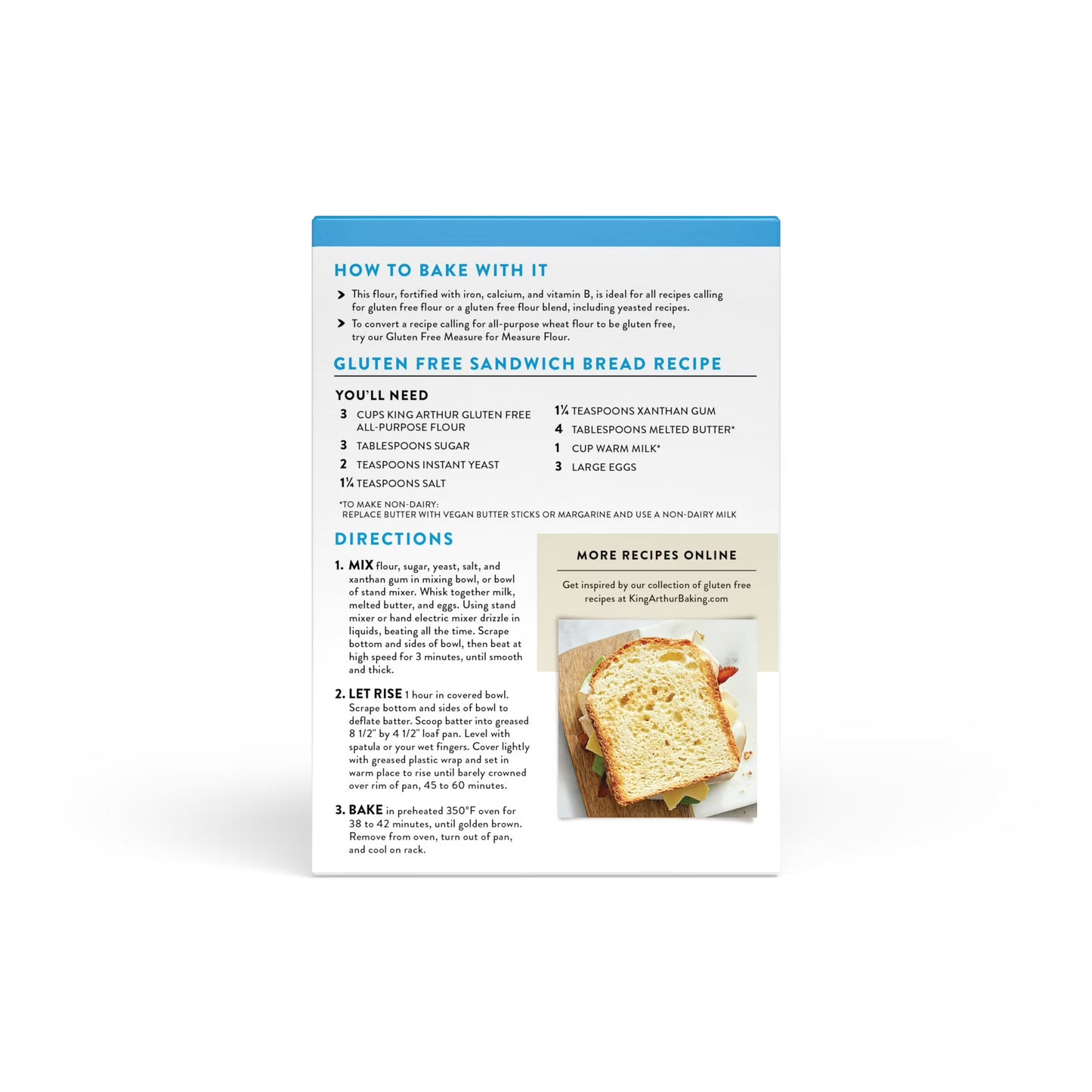 King Arthur Baking Company Non-GMO Project Verified, Certified Gluten-Free All-Purpose Flour, 24 oz Box