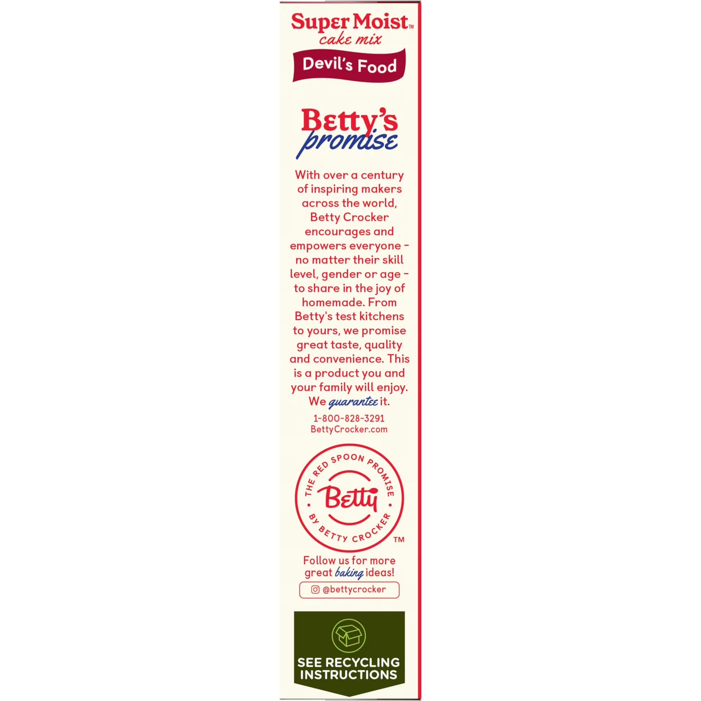 Betty Crocker Favorites Super Moist, Devil's Food, Cake Mix, 13.25 oz