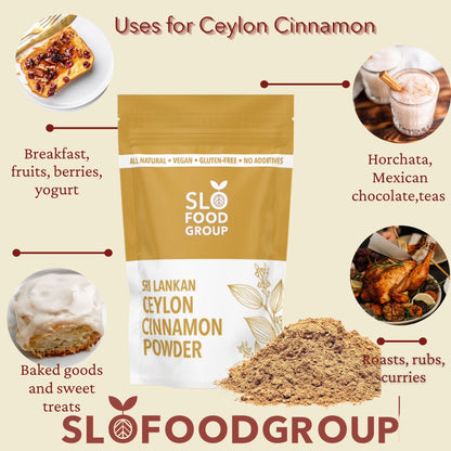 Ceylon Cinnamon Powder - Ground Cinnamon from Sri Lanka - 4oz