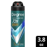 Degree Men Antiperspirant Deodorant Dry Spray Cool Rush, 3.8 oz Twin Pack