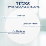 TUCKS Medicated Pads with Witch Hazel for Hemorrhoid Relief, 100 Count
