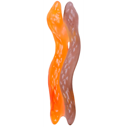 HARIBO Twin Snakes Gummies Original Sweet and Sour Assorted Fruit Flavor Gummy Candy, 4 oz, Share Size Peg Bag
