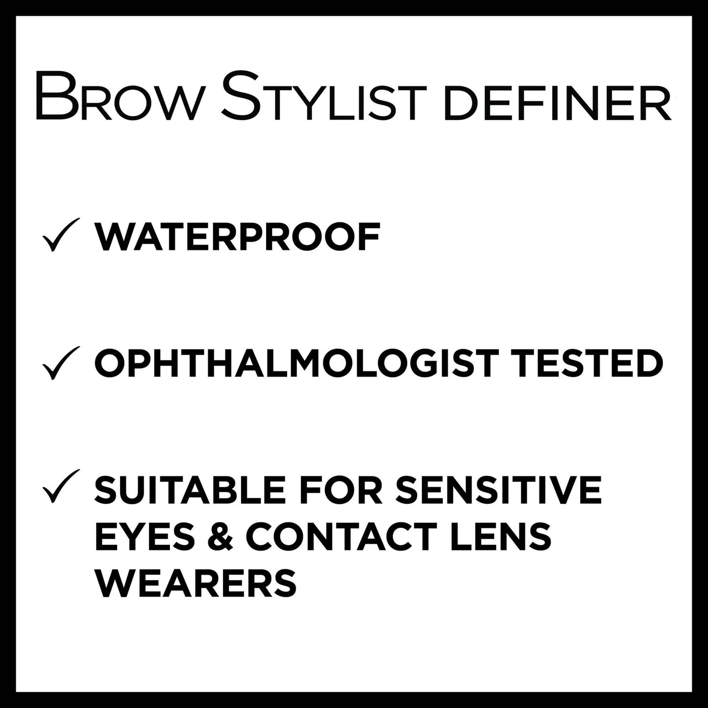 (2 pack) L'Oreal Paris Brow Stylist Definer Waterproof Eyebrow Mechanical Pencil, Dark Brunette, 2 Pack