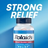 Rolaids Heartburn + Gas Chewable Antacid, Heartburn Medicine, Assorted Berry, 60 Count