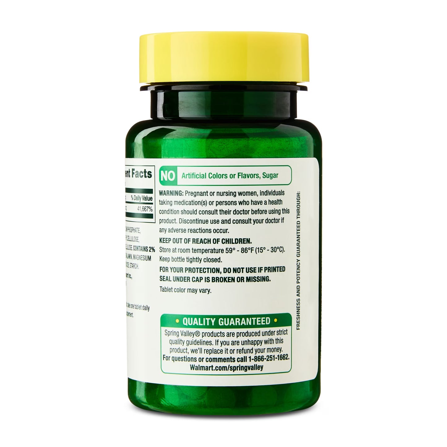 (2 pack) Spring Valley Vitamin B12 Supplement Timed-Release Tablets for Metabolism Support, 1000 mcg, 60 Count