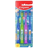 (3 pack) Colgate Ocean Explorer Extra Soft Kids Toothbrush Pack, 4 Count