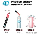 4D Clean Energy Premium Dietary Supplement, Tropical Fruit Punch, 25 ct.