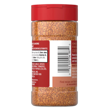 McCormick Smoked Paprika and Garlic Seasoning, 3.12 oz Bottle