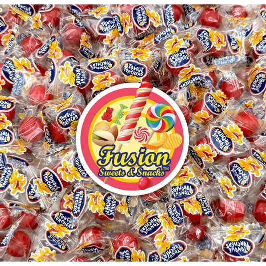 Spicy Cinnamon Jawbreakers – 2 Pounds, Tongue Torchers Fireballs, Individually Wrapped – Hot Atomic Fireballs Hard Candy, Fireball Treats Bulk, Cinnamon Fire Balls Jaw Breakers