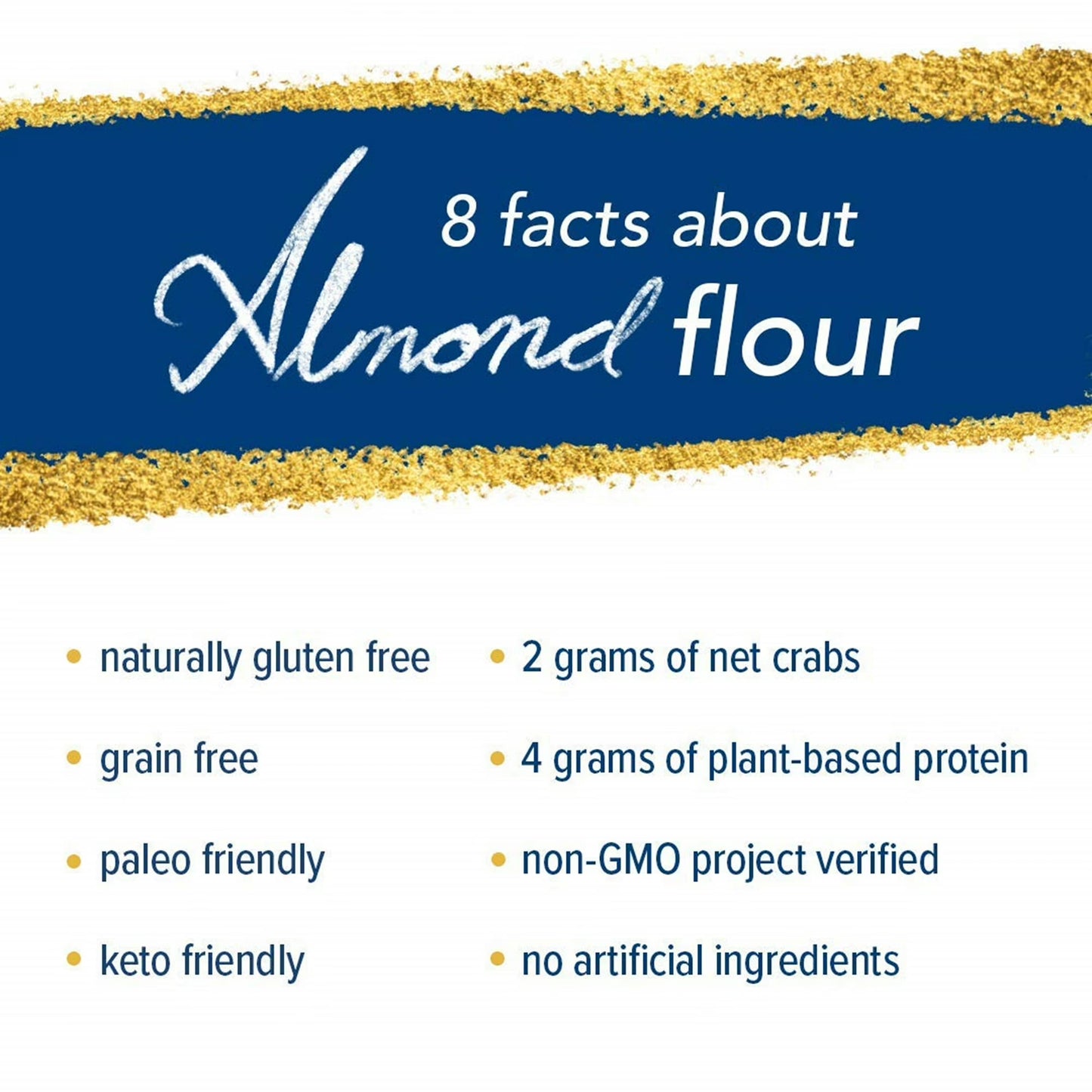 Fisher Chef's Naturals Gluten Free, No Preservatives, Non-GMO Almond Flour, 16 oz Bag