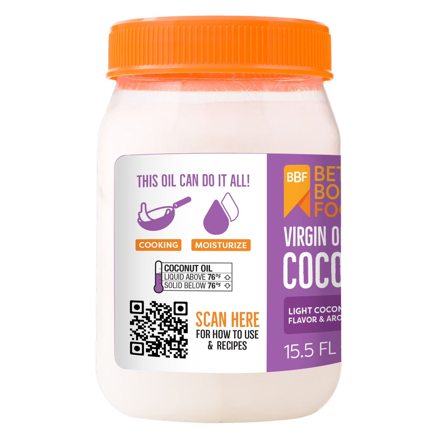 Betterbody Foods Virgin Organic Coconut Oil, 15.5 fl oz