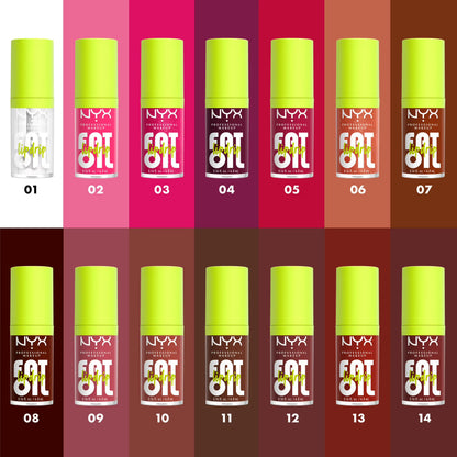NYX Professional Makeup Fat Oil Lip Drip Hydrating Lip Gloss with Oil Blend, Sprinkle Sprinkle, 0.16 fl oz