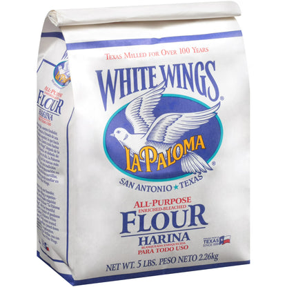 (3 pack) La Paloma White Wings All-Purpose Enriched-Bleached Flour, 5 lbs