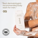 Native Body Wash, Sandalwood & Shea Butter, Sulfate Free, for Women & Men, 18 fl oz