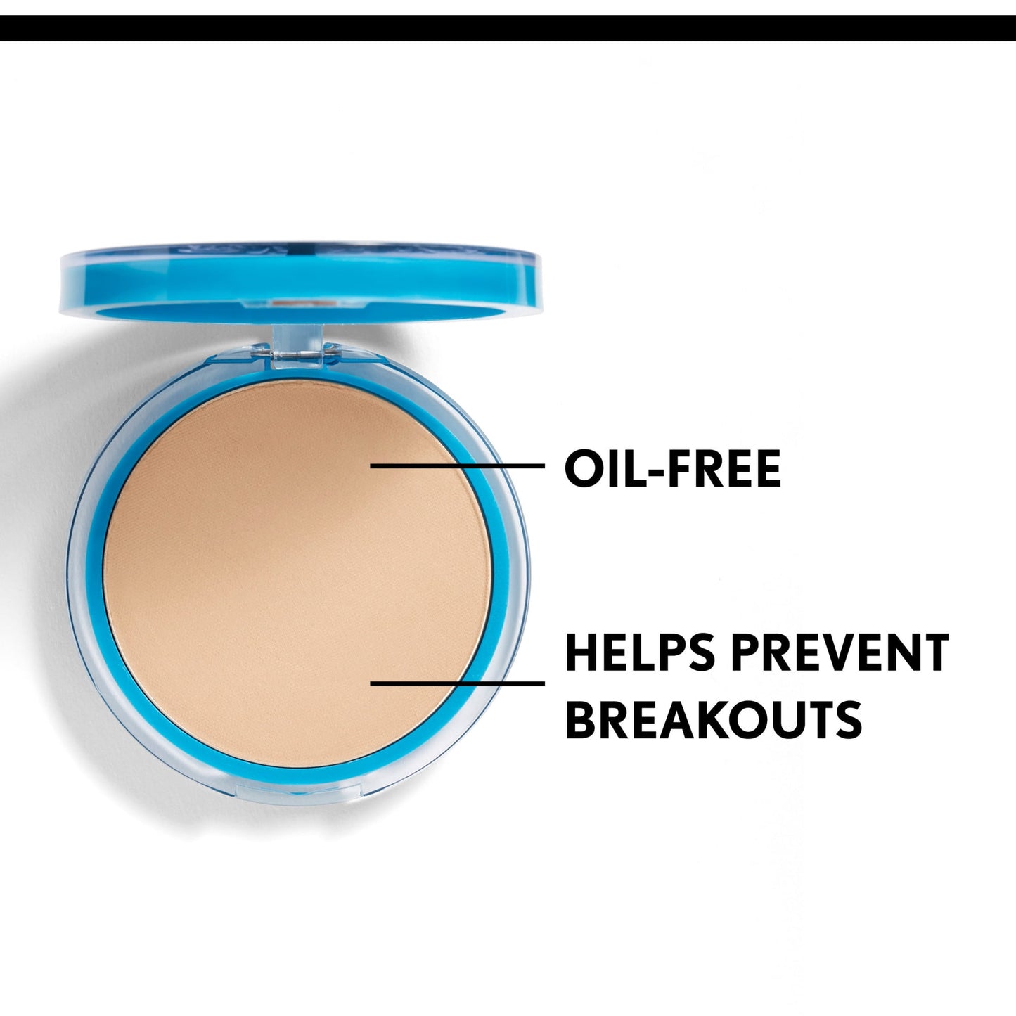 COVERGIRL Clean Matte Pressed Powder, 535 Medium Light, 0.35 oz