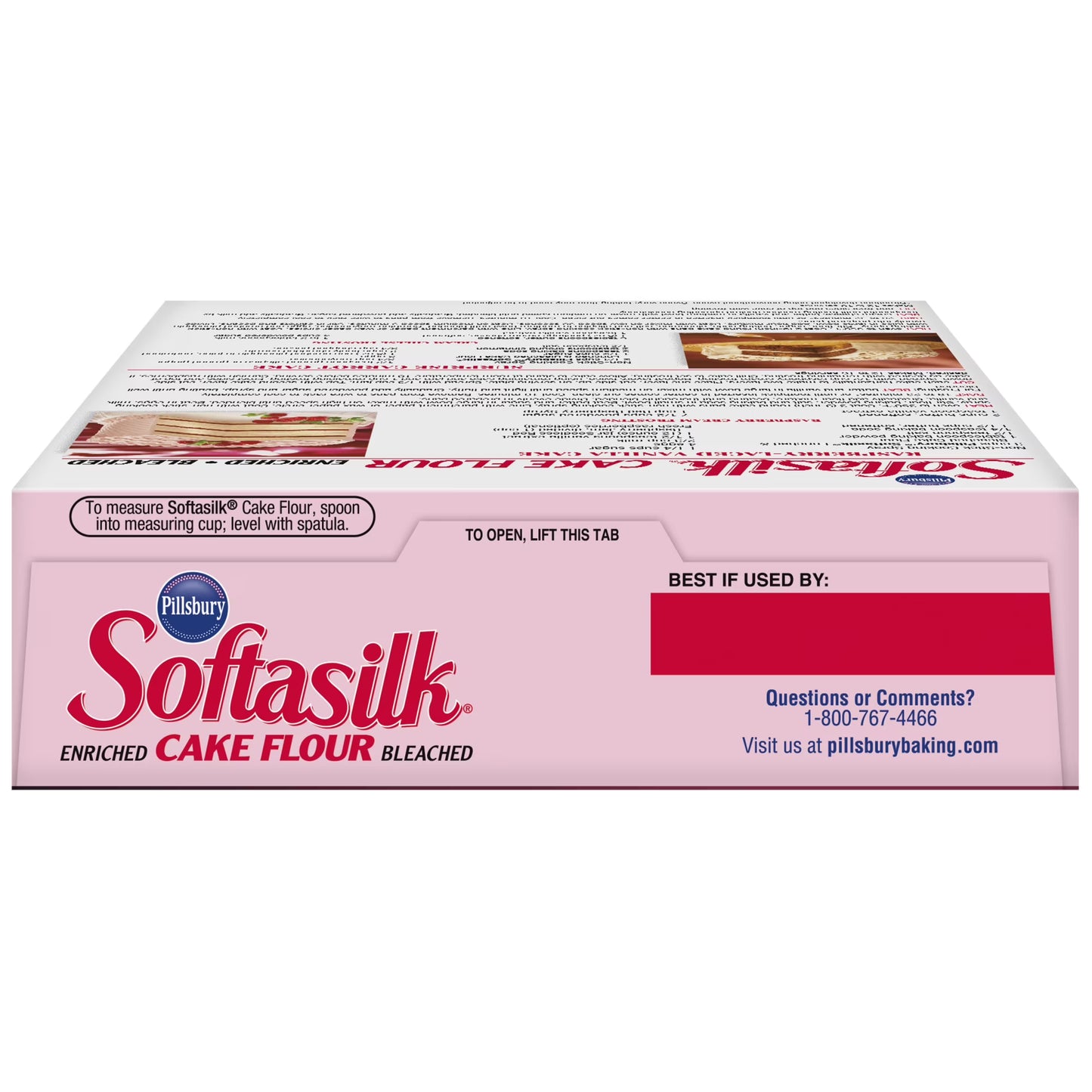 (6 pack) Pillsbury Softasilk Cake Flour, 26 oz Box