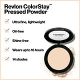 Revlon ColorStay Pressed Powder Makeup, Full Coverage, Longwearing, 830 Light Medium, 0.3 oz
