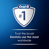 Oral-B Toothbrush, Pro 1000 CrossAction Rechargeable Electric Toothbrush Pack, Black and White, 2 Count