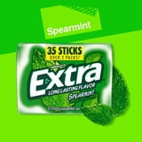 EXTRA Spearmint Sugar Free Chewing Gum, Long Lasting Mint Flavor, 35 Stick Mega Pack