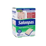 (2 pack) Salonpas Pain Relieving Patch, 60 Count (Pack of 1)