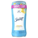 Secret Invisible Solid Antiperspirant and Deodorant, Spring Breeze, 2.6 oz , Twin Pack