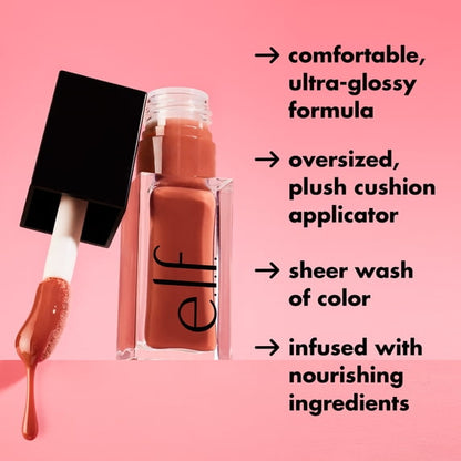 e.l.f. Glow Reviver Lip Oil, Jam Session, 0.25 fl. oz.