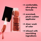 e.l.f. Glow Reviver Lip Oil, It's Giving Guava, 0.25 fl oz
