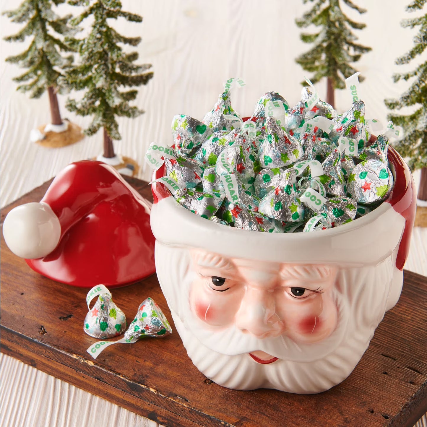 Hershey's Kisses Sugar Cookie Flavored Christmas Candy, Bag 9 oz