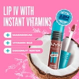 NYX Professional Makeup Lip IV Hydrating Lip Gloss Stain with Coconut Water, Hydra Honey, 0.16 fl oz